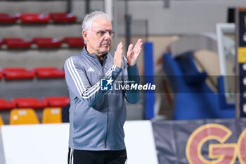 2024-09-18 - Giuseppe Cuccarini of Roma Volley Club during the Volleyball WEVZA CUP Women between Roma Volley Club and Terville Florange OC on 18 sept 2024 at the Palazzetto dello Sport in Rome. - VOLLEYBALL WEVZA CUP WOMEN - INTERNATIONALS - VOLLEYBALL