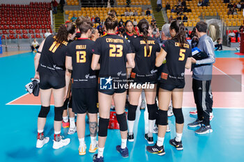 2024-09-18 - Roma Volley Club during the Volleyball WEVZA CUP Women between Roma Volley Club and Terville Florange OC on 18 sept 2024 at the Palazzetto dello Sport in Rome. - VOLLEYBALL WEVZA CUP WOMEN - INTERNATIONALS - VOLLEYBALL