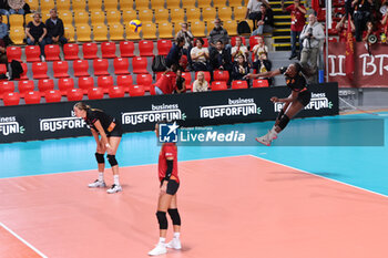 2024-09-18 - Aana Enioola Adelusi of Roma Volley Club during the Volleyball WEVZA CUP Women between Roma Volley Club and Terville Florange OC on 18 sept 2024 at the Palazzetto dello Sport in Rome. - VOLLEYBALL WEVZA CUP WOMEN - INTERNATIONALS - VOLLEYBALL