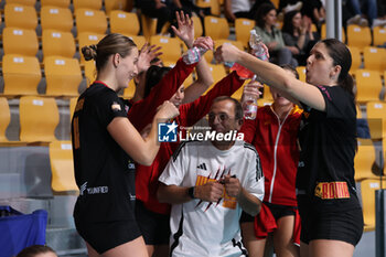 2024-09-18 - Roma Volley Club during the Volleyball WEVZA CUP Women between Roma Volley Club and Terville Florange OC on 18 sept 2024 at the Palazzetto dello Sport in Rome. - VOLLEYBALL WEVZA CUP WOMEN - INTERNATIONALS - VOLLEYBALL