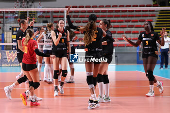 2024-09-18 - Roma Volley Club during the Volleyball WEVZA CUP Women between Roma Volley Club and Terville Florange OC on 18 sept 2024 at the Palazzetto dello Sport in Rome. - VOLLEYBALL WEVZA CUP WOMEN - INTERNATIONALS - VOLLEYBALL