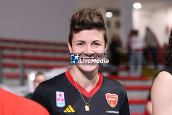 2024-09-18 - Giulia Melli of Roma Volley Club during the Volleyball WEVZA CUP Women between Roma Volley Club and Terville Florange OC on 18 sept 2024 at the Palazzetto dello Sport in Rome. - VOLLEYBALL WEVZA CUP WOMEN - INTERNATIONALS - VOLLEYBALL