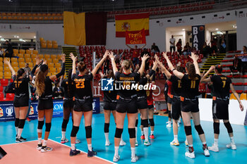 2024-09-18 - Roma Volley Club during the Volleyball WEVZA CUP Women between Roma Volley Club and Terville Florange OC on 18 sept 2024 at the Palazzetto dello Sport in Rome. - VOLLEYBALL WEVZA CUP WOMEN - INTERNATIONALS - VOLLEYBALL