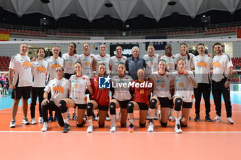 2024-09-20 - Roma Volley Club during the day 3 of the CEV Volleyball Challenge Cup 2025 Women - Prequalification Round WEVZA CUP between VRoma Volley vs Volleyball Academy at the Palazzetto dello Sport on September 20, 2024 in Rome, Italy. - WEVZA CUP WOMEN - ROMA VOLLEY VS VOLLEYBALL ACADEMY BULACH - INTERNATIONALS - VOLLEYBALL