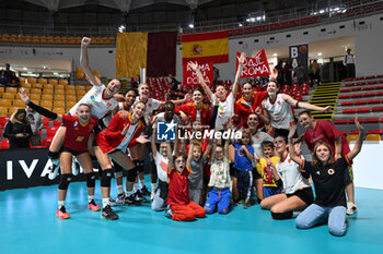 2024-09-20 - in action during the day 3 of the CEV Volleyball Challenge Cup 2025 Women - Prequalification Round WEVZA CUP between VRoma Volley vs Volleyball Academy at the Palazzetto dello Sport on September 20, 2024 in Rome, Italy. - WEVZA CUP WOMEN - ROMA VOLLEY VS VOLLEYBALL ACADEMY BULACH - INTERNATIONALS - VOLLEYBALL