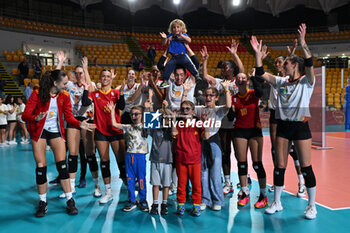 2024-09-20 - in action during the day 3 of the CEV Volleyball Challenge Cup 2025 Women - Prequalification Round WEVZA CUP between VRoma Volley vs Volleyball Academy at the Palazzetto dello Sport on September 20, 2024 in Rome, Italy. - WEVZA CUP WOMEN - ROMA VOLLEY VS VOLLEYBALL ACADEMY BULACH - INTERNATIONALS - VOLLEYBALL