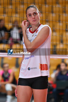 2024-09-20 - Amelie Rotar of Roma Volley Club in action during the day 3 of the CEV Volleyball Challenge Cup 2025 Women - Prequalification Round WEVZA CUP between VRoma Volley vs Volleyball Academy at the Palazzetto dello Sport on September 20, 2024 in Rome, Italy. - WEVZA CUP WOMEN - ROMA VOLLEY VS VOLLEYBALL ACADEMY BULACH - INTERNATIONALS - VOLLEYBALL