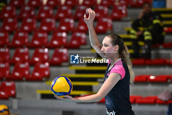 2024-09-20 - Seraina Zingg of Volleyball Academy in action during the day 3 of the CEV Volleyball Challenge Cup 2025 Women - Prequalification Round WEVZA CUP between VRoma Volley vs Volleyball Academy at the Palazzetto dello Sport on September 20, 2024 in Rome, Italy. - WEVZA CUP WOMEN - ROMA VOLLEY VS VOLLEYBALL ACADEMY BULACH - INTERNATIONALS - VOLLEYBALL