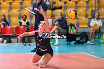 2024-09-20 - Ellen Schibli of Volleyball Academy in action during the day 3 of the CEV Volleyball Challenge Cup 2025 Women - Prequalification Round WEVZA CUP between VRoma Volley vs Volleyball Academy at the Palazzetto dello Sport on September 20, 2024 in Rome, Italy. - WEVZA CUP WOMEN - ROMA VOLLEY VS VOLLEYBALL ACADEMY BULACH - INTERNATIONALS - VOLLEYBALL