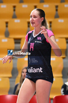 2024-09-20 - Seraina Zingg of Volleyball Academy in action during the day 3 of the CEV Volleyball Challenge Cup 2025 Women - Prequalification Round WEVZA CUP between VRoma Volley vs Volleyball Academy at the Palazzetto dello Sport on September 20, 2024 in Rome, Italy. - WEVZA CUP WOMEN - ROMA VOLLEY VS VOLLEYBALL ACADEMY BULACH - INTERNATIONALS - VOLLEYBALL