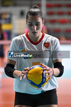 2024-09-20 - Margherita Muzi of Roma Volley Club in action during the day 3 of the CEV Volleyball Challenge Cup 2025 Women - Prequalification Round WEVZA CUP between VRoma Volley vs Volleyball Academy at the Palazzetto dello Sport on September 20, 2024 in Rome, Italy. - WEVZA CUP WOMEN - ROMA VOLLEY VS VOLLEYBALL ACADEMY BULACH - INTERNATIONALS - VOLLEYBALL