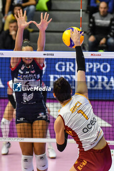 2024-01-06 - Erblira Bici of Roma Volley in action during Italian Volley Serie A1 F match between Reale Mutua Fenera Chieri '76 vs Aeroitalia Roma Volley on 6 January 2023 at the PalaFenera, Chieri (TO) - REALE MUTUA FENERA CHIERI 76 VS ROMA VOLLEY CLUB - SERIE A1 WOMEN - VOLLEYBALL
