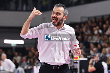 2024-01-13 - Head coach of Allianz Vero Volley Milano Marco Gaspari - SAVINO DEL BENE SCANDICCI VS ALLIANZ VV MILANO - SERIE A1 WOMEN - VOLLEYBALL