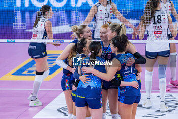 2024-01-21 - Happiness of Il Bisonte Firenze's players - IL BISONTE FIRENZE VS ITAS TRENTINO - SERIE A1 WOMEN - VOLLEYBALL