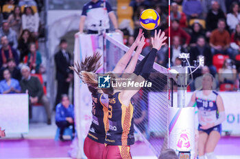 2024-01-28 - Roma Volley Club block - ROMA VOLLEY CLUB VS IL BISONTE FIRENZE - SERIE A1 WOMEN - VOLLEYBALL