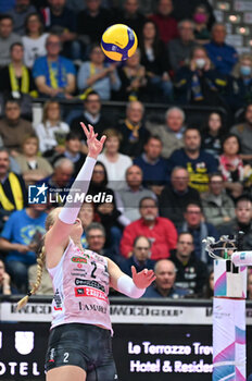 2024-02-04 - Lob of Kathrin Plummer ( Prosecco Doc Imoco Conegliano ) - PROSECCO DOC IMOCO CONEGLIANO VS ALLIANZ VV MILANO - SERIE A1 WOMEN - VOLLEYBALL