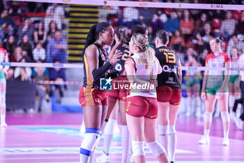 2024-02-11 - Jessica Riviero (Roma Volley Club) and Martina Ferrara (Roma Volley Club) - ROMA VOLLEY CLUB VS WASH4GREEN PINEROLO - SERIE A1 WOMEN - VOLLEYBALL