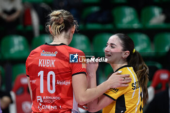 2024-03-03 - Madison
Kubik (Cuneo) and Serena
Scognamillo (Cuneo) celebrates after scoring a point - CUNEO GRANDA VOLLEY VS UYBA VOLLEY BUSTO ARSIZIO - SERIE A1 WOMEN - VOLLEYBALL