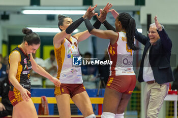 2024-03-03 - Exultation of Players of Roma Volley Club - ALLIANZ VV MILANO VS ROMA VOLLEY CLUB - SERIE A1 WOMEN - VOLLEYBALL