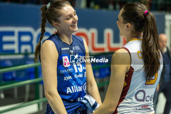 2024-03-03 - Kara Bajema (Allianz VV Milano) and Michela Ciarrocchi (Roma Volley Club)	 - ALLIANZ VV MILANO VS ROMA VOLLEY CLUB - SERIE A1 WOMEN - VOLLEYBALL