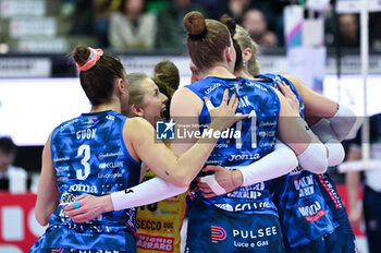 2024-03-06 - Happiness of players of Prosecco Doc Imoco Conegliano - PROSECCO DOC IMOCO CONEGLIANO VS IGOR GORGONZOLA NOVARA - SERIE A1 WOMEN - VOLLEYBALL