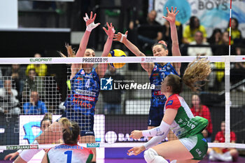 2024-03-16 - Actions of the game and players' images during VOLLEYBALL - SERIE A1 WOMEN game between Prosecco Doc Imoco Conegliano and Wash4green Pinerolo at Palaverde in Villorba, Italy on   March 16, 2024 - PROSECCO DOC IMOCO CONEGLIANO VS WASH4GREEN PINEROLO - SERIE A1 WOMEN - VOLLEYBALL