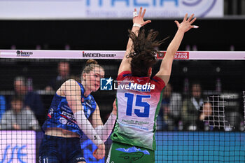 2024-03-16 - Actions of the game and players' images during VOLLEYBALL - SERIE A1 WOMEN game between Prosecco Doc Imoco Conegliano and Wash4green Pinerolo at Palaverde in Villorba, Italy on   March 16, 2024 - PROSECCO DOC IMOCO CONEGLIANO VS WASH4GREEN PINEROLO - SERIE A1 WOMEN - VOLLEYBALL