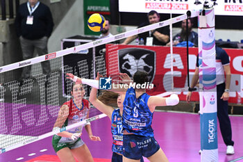 2024-03-16 - Attack of Marina Lubian ( Prosecco Doc Imoco Conegliano) during VOLLEYBALL - SERIE A1 WOMEN game between Prosecco Doc Imoco Conegliano and Wash4green Pinerolo at Palaverde in Villorba, Italy on   March 16, 2024 - PROSECCO DOC IMOCO CONEGLIANO VS WASH4GREEN PINEROLO - SERIE A1 WOMEN - VOLLEYBALL