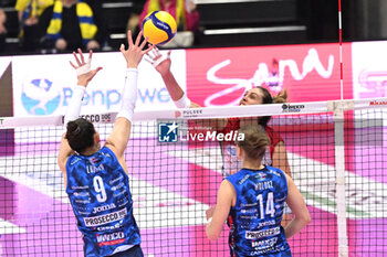 2024-03-16 - Actions of the game and players' images during VOLLEYBALL - SERIE A1 WOMEN game between Prosecco Doc Imoco Conegliano and Wash4green Pinerolo at Palaverde in Villorba, Italy on   March 16, 2024 - PROSECCO DOC IMOCO CONEGLIANO VS WASH4GREEN PINEROLO - SERIE A1 WOMEN - VOLLEYBALL