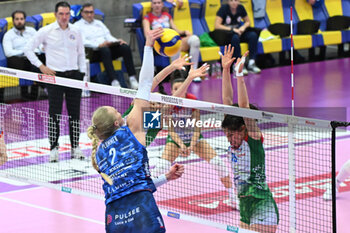 2024-03-16 - Actions of the game and players' images during VOLLEYBALL - SERIE A1 WOMEN game between Prosecco Doc Imoco Conegliano and Wash4green Pinerolo at Palaverde in Villorba, Italy on   March 16, 2024 - PROSECCO DOC IMOCO CONEGLIANO VS WASH4GREEN PINEROLO - SERIE A1 WOMEN - VOLLEYBALL