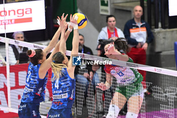 2024-03-16 - Actions of the game and players' images during VOLLEYBALL - SERIE A1 WOMEN game between Prosecco Doc Imoco Conegliano and Wash4green Pinerolo at Palaverde in Villorba, Italy on   March 16, 2024 - PROSECCO DOC IMOCO CONEGLIANO VS WASH4GREEN PINEROLO - SERIE A1 WOMEN - VOLLEYBALL