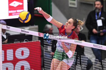 2024-03-16 - Indre Sorokaite ( Wash4green Pinerolo) during VOLLEYBALL - SERIE A1 WOMEN game between Prosecco Doc Imoco Conegliano and Wash4green Pinerolo at Palaverde in Villorba, Italy on   March 16, 2024 - PROSECCO DOC IMOCO CONEGLIANO VS WASH4GREEN PINEROLO - SERIE A1 WOMEN - VOLLEYBALL