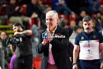 2024-02-24 - Giuseppe Cuccarini Coach (Roma Volley Club) - ROMA VOLLEY CLUB VS TRASPORTIPESANTI CASALMAGGIORE - SERIE A1 WOMEN - VOLLEYBALL