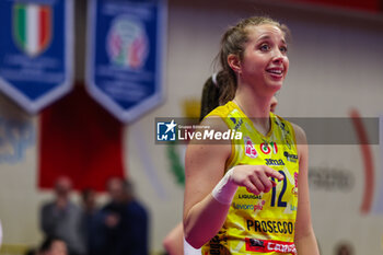 2024-03-24 - Madison Bugg #12 of Prosecco Doc Imoco Conegliano gestures during Volley Serie A women 2023/24 match between UYBA E-Work Volley Busto Arsizio and Prosecco Doc Imoco Conegliano at E-Work Arena, Busto Arsizio, Italy on March 24, 2024 - UYBA VOLLEY BUSTO ARSIZIO VS PROSECCO DOC IMOCO CONEGLIANO - SERIE A1 WOMEN - VOLLEYBALL
