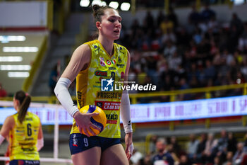 2024-03-24 - Marina Lubian #9 of Prosecco Doc Imoco Conegliano seen in action during Volley Serie A women 2023/24 match between UYBA E-Work Volley Busto Arsizio and Prosecco Doc Imoco Conegliano at E-Work Arena, Busto Arsizio, Italy on March 24, 2024 - UYBA VOLLEY BUSTO ARSIZIO VS PROSECCO DOC IMOCO CONEGLIANO - SERIE A1 WOMEN - VOLLEYBALL