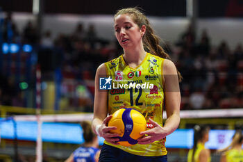 2024-03-24 - Madison Bugg #12 of Prosecco Doc Imoco Conegliano seen in action during Volley Serie A women 2023/24 match between UYBA E-Work Volley Busto Arsizio and Prosecco Doc Imoco Conegliano at E-Work Arena, Busto Arsizio, Italy on March 24, 2024 - UYBA VOLLEY BUSTO ARSIZIO VS PROSECCO DOC IMOCO CONEGLIANO - SERIE A1 WOMEN - VOLLEYBALL