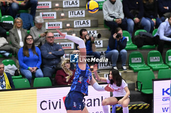 2024-03-27 - Kathryn Plummer ( Prosecco Doc Imoco Conegliano ) during the match of the 79th Serie A1 Tigota Women's Volleyball Championship between Prosecco Doc Imoco Conegliano and at Aeroitalia Smi Roma Palaverde in Villorba, Italy on March 27, 2024. -  PLAYOFF - PROSECCO DOC IMOCO CONEGLIANO VS AEROITALIA SMI ROMA - SERIE A1 WOMEN - VOLLEYBALL