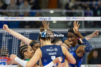 2024-03-27 - Happiness of Paola Egonu (Allianz VV Milano) and teammates - PLAYOFF - ALLIANZ VERO VOLLEY MILANO VS WASH4GREEN PINEROLO - SERIE A1 WOMEN - VOLLEYBALL
