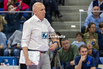 2024-04-10 - Head Coach Massimo Barbolini (Savino Del Bene Scandicci) during the Playoff Semifinal game2 Serie A1 Women's Volleyball Championship between Allianz Vero Volley Milano vs Savino Del Bene Scandicci at Allianz Cloud, Milano, Italy on April 10, 2024 - PLAYOFF - ALLIANZ VERO VOLLEY MILANO VS SAVINO DEL BENE SCANDICCI - SERIE A1 WOMEN - VOLLEYBALL