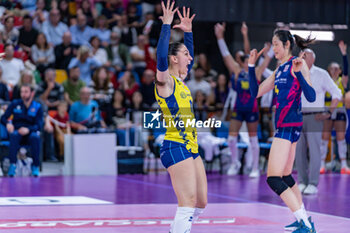 2024-04-06 - Beatrice Parrocchiale (Savino Del Bene Scandicci) exultation - PLAYOFF - SAVINO DEL BENE SCANDICCI VS ALLIANZ VERO VOLLEY MILANO - SERIE A1 WOMEN - VOLLEYBALL