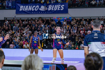 2024-04-06 - Ekaterina Antropova (Savino Del Bene Scandicci) exultation - PLAYOFF - SAVINO DEL BENE SCANDICCI VS ALLIANZ VERO VOLLEY MILANO - SERIE A1 WOMEN - VOLLEYBALL