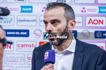 2024-04-06 - Marco Gaspari (head coach of Allianz Vero Volley Milano) - PLAYOFF - SAVINO DEL BENE SCANDICCI VS ALLIANZ VERO VOLLEY MILANO - SERIE A1 WOMEN - VOLLEYBALL