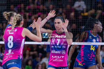 2024-04-06 - Raphaela Folie (Allianz Vero Volley Milano) exultation - PLAYOFF - SAVINO DEL BENE SCANDICCI VS ALLIANZ VERO VOLLEY MILANO - SERIE A1 WOMEN - VOLLEYBALL