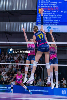 2024-04-06 - Spike of Ekaterina Antropova (Savino Del Bene Scandicci) - PLAYOFF - SAVINO DEL BENE SCANDICCI VS ALLIANZ VERO VOLLEY MILANO - SERIE A1 WOMEN - VOLLEYBALL