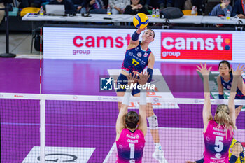 2024-04-06 - Spike of Ekaterina Antropova (Savino Del Bene Scandicci) - PLAYOFF - SAVINO DEL BENE SCANDICCI VS ALLIANZ VERO VOLLEY MILANO - SERIE A1 WOMEN - VOLLEYBALL