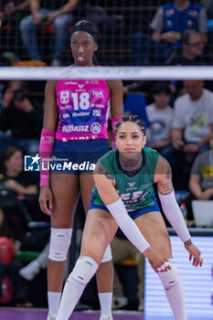 2024-04-06 - Paola Egonu (Allianz Vero Volley Milano) and Brenda Castillo (Allianz Vero Volley Milano) - PLAYOFF - SAVINO DEL BENE SCANDICCI VS ALLIANZ VERO VOLLEY MILANO - SERIE A1 WOMEN - VOLLEYBALL