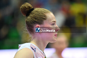 2024-04-07 - Isabelle Haak ( Prosecco Doc Imoco Conegliano ) during Prosecco Doc Imoco Conegliano vs Igor Gorgonzola Novara game in the Volleyball - Superleague Serie A - Semifinal Playoff 2023/2024 1° Game at PalaVerde in Villorba Treviso, Italy on April 7, 2024 - PLAYOFF - PROSECCO DOC IMOCO CONEGLIANO VS IGOR GORGONZOLA NOVARA - SERIE A1 WOMEN - VOLLEYBALL