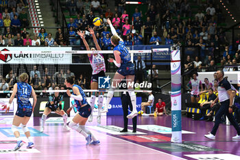 13/04/2024 - Actions game and players' images between Prosecco Doc Imoco Conegliano vs Igor Gorgonzola Novara in the Volleyball - Superleague Serie A - Semifinal Playoff 2023/2024 3° Game at PalaVerde in Villorba Treviso, Italy on April 13, 2024. - PLAYOFF - PROSECCO DOC IMOCO CONEGLIANO VS IGOR GORGONZOLA NOVARA - SERIE A1 FEMMINILE - VOLLEY