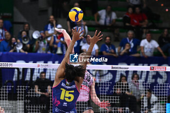 17/04/2024 - Actions game and players' images between Prosecco Doc Imoco Conegliano vs Savino Del Bene Scandicci in the Volleyball - Superleague Serie A - Final Playoff 2023/2024 1° Game at PalaVerde in Villorba Treviso, Italy on April 17, 2024. - PLAYOFF - FINAL - PROSECCO DOC IMOCO CONEGLIANO VS SAVINO DEL BENE SCANDICCI - SERIE A1 FEMMINILE - VOLLEY