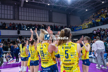 20/04/2024 - Players of Prosecco Doc Imoco Conegliano after the match winning - PLAYOFF - FINAL - SAVINO DEL BENE SCANDICCI VS PROSECCO DOC IMOCO CONEGLIANO - SERIE A1 FEMMINILE - VOLLEY
